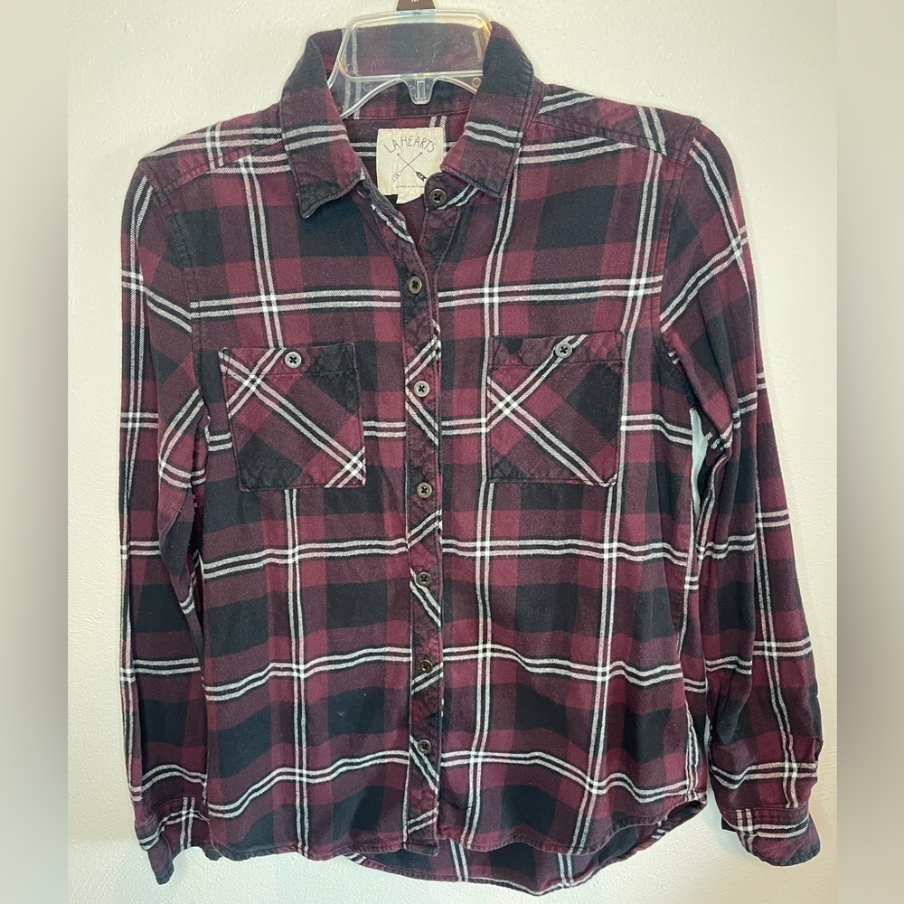 LA Hearts flannel, size S